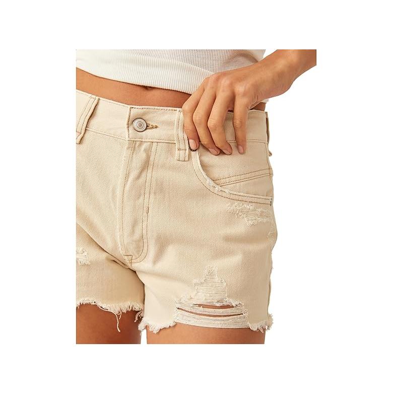 フリーピープル Free People Now Or Never デニム Short レディース ショーツ Ecru_3