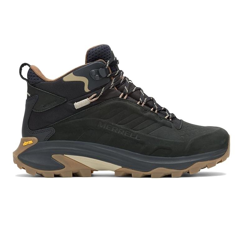 メレル Merrell モアブ スピード 2 レザー ミッド Waterproof メンズ ハイキング Black_4