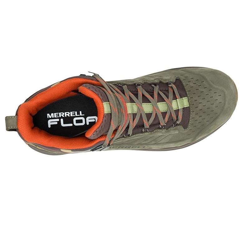 メレル Merrell モアブ スピード 2 レザー ミッド Waterproof メンズ ハイキング Olive_1