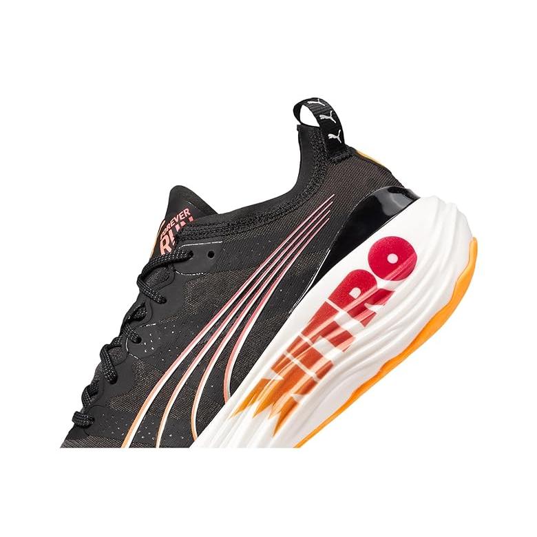 プーマ PUMA  Foreverrun Nitro Ff メンズ スニーカー Puma Black/Sun Stream/Sunset Glow｜orange-orange｜05