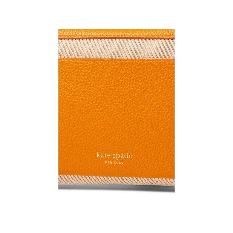 ケイトスペード Kate Spade ニューヨーク  Ava キャンバス Wristlet レディース 財布 Turmeric Root｜orange-orange｜04