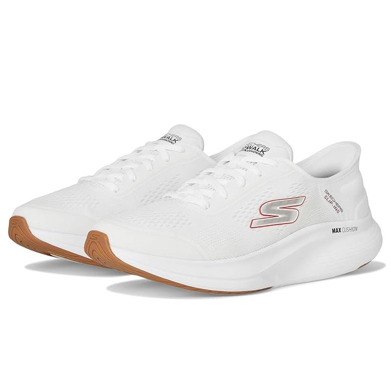 (取寄) スケッチャーズ パフォーマンス メンズ ハンズ フリー スリップインズ ゴー ウォーク マックス ウォーカー - ネクスト ジェネレーション SKECHERS Performance men Hands Free Slip-Ins Go Walk Max Walker - Next Generation White SKECHERS（スケッチャーズ） パフォーマンス ハンズフリー スリップ