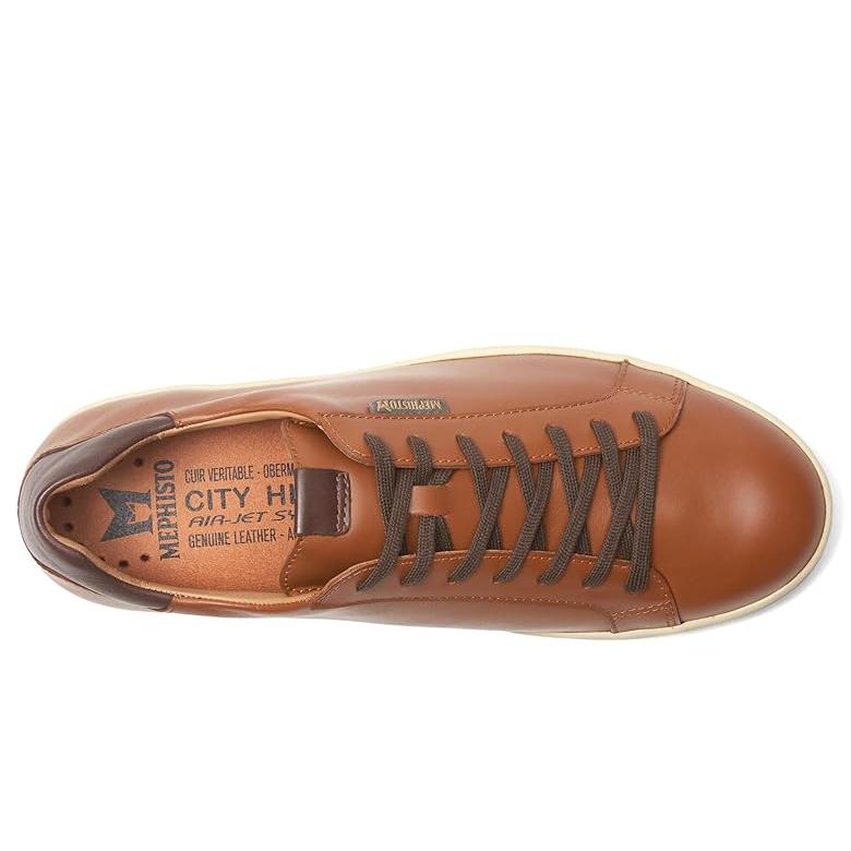メフィスト Mephisto Hasko メンズ スニーカー Hazelnutの画像