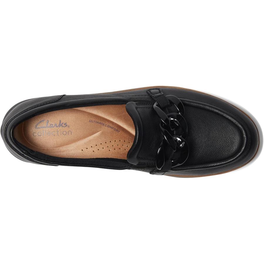 Clarks（クラークス） Zylah May レディース ローファー Black Leather