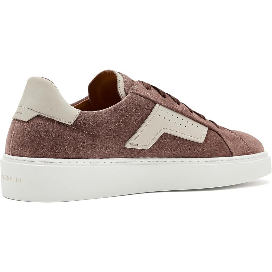 マグナーニ Magnanni Phoenix メンズ スニーカー Mauve Suede And Creamの画像