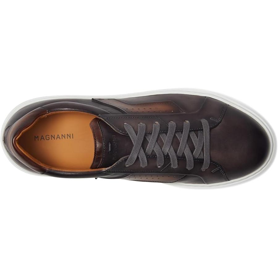 マグナーニ Magnanni Phoenix メンズ スニーカー Grey/Brownの画像