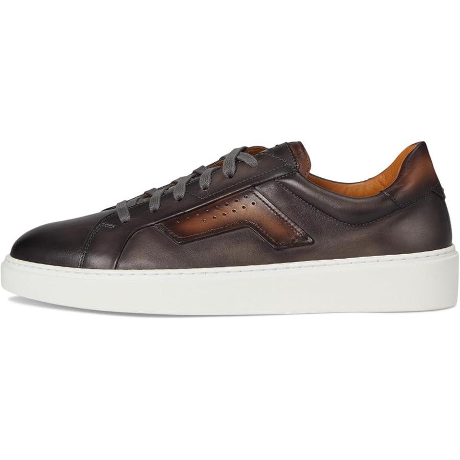 マグナーニ Magnanni Phoenix メンズ スニーカー Grey/Brownの画像
