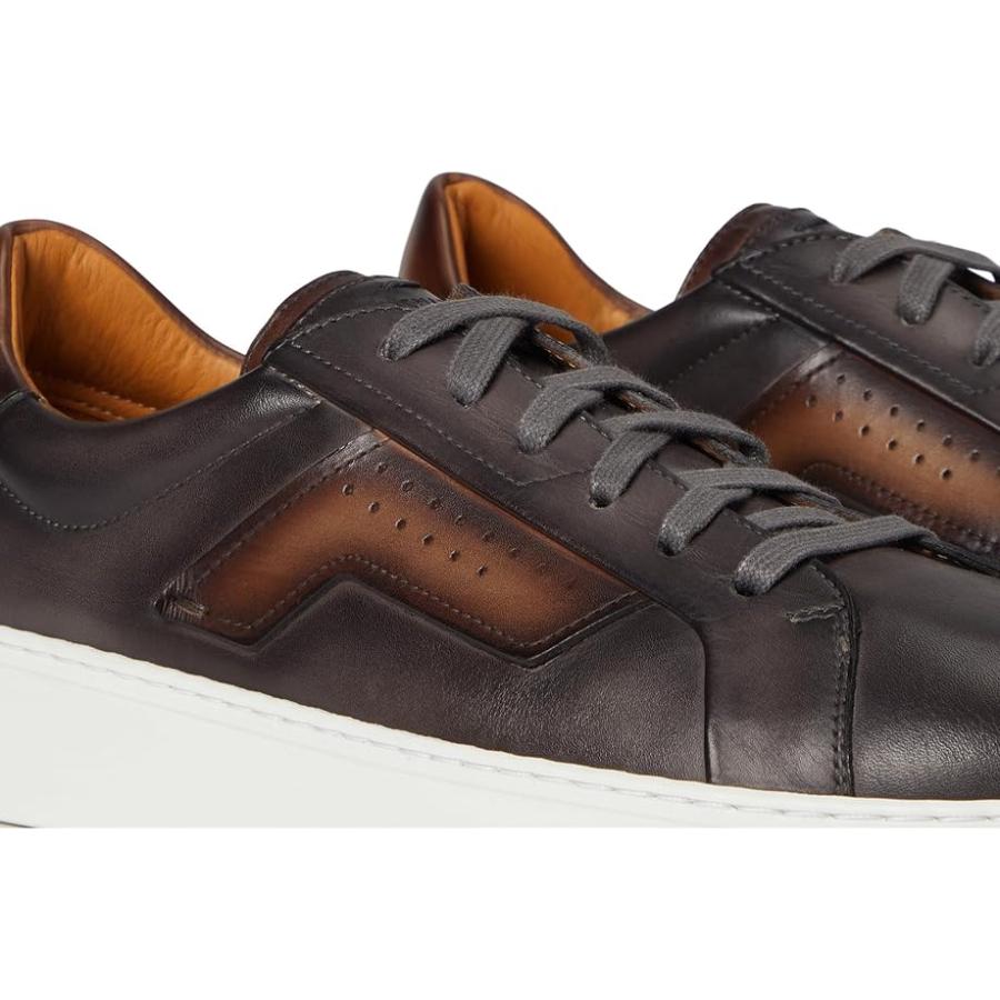 マグナーニ Magnanni Phoenix メンズ スニーカー Grey/Brownの画像