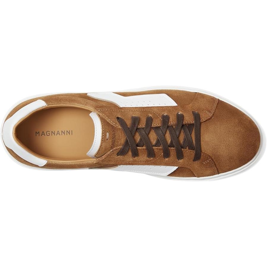 マグナーニ Magnanni Phoenix メンズ スニーカー Cognac Suedeの画像