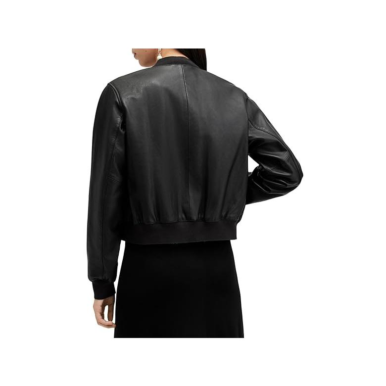 オールセインツ AllSaints Orten Bomber レディース Coats & Outerwear Blackの画像