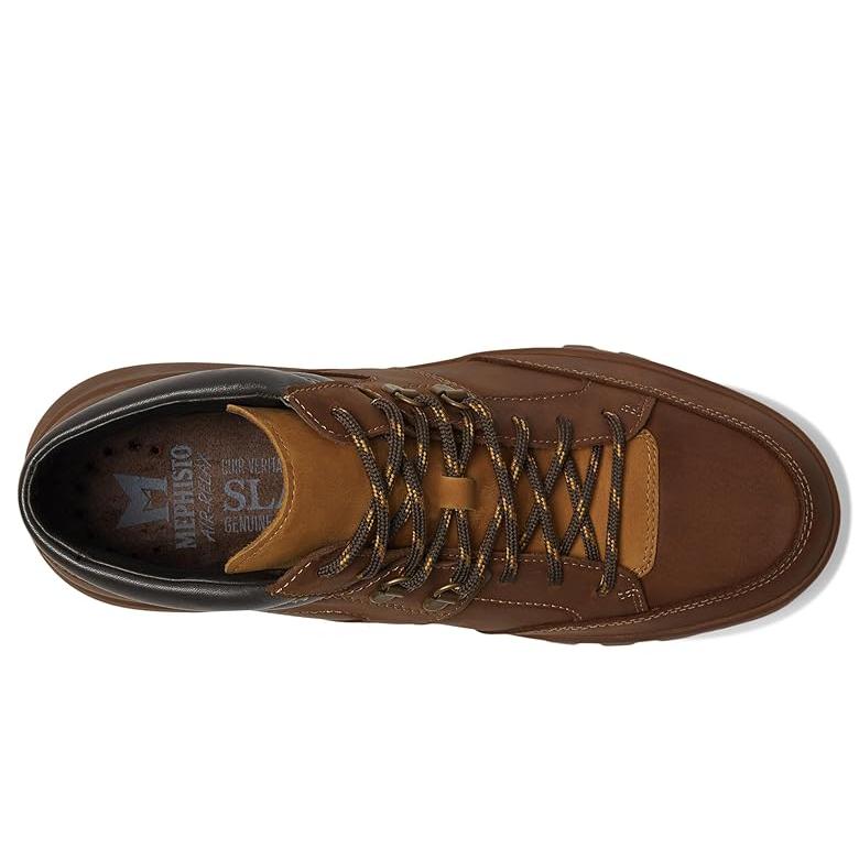 メフィスト Mephisto Fosco メンズ ブーツ Tobaccoの画像