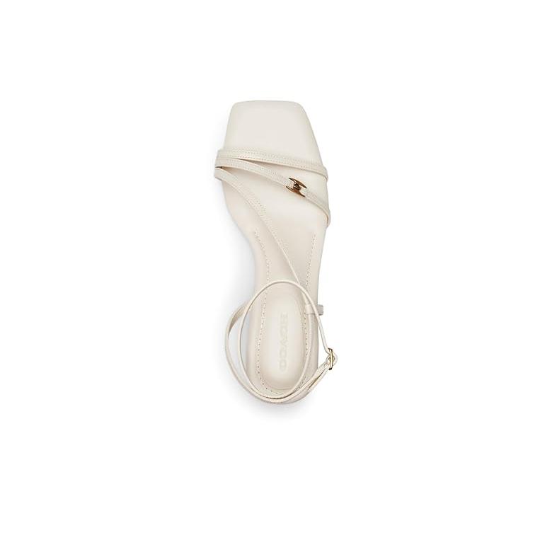 コーチ COACH Cait Sandals レディース ヒール パンプス Chalk_1