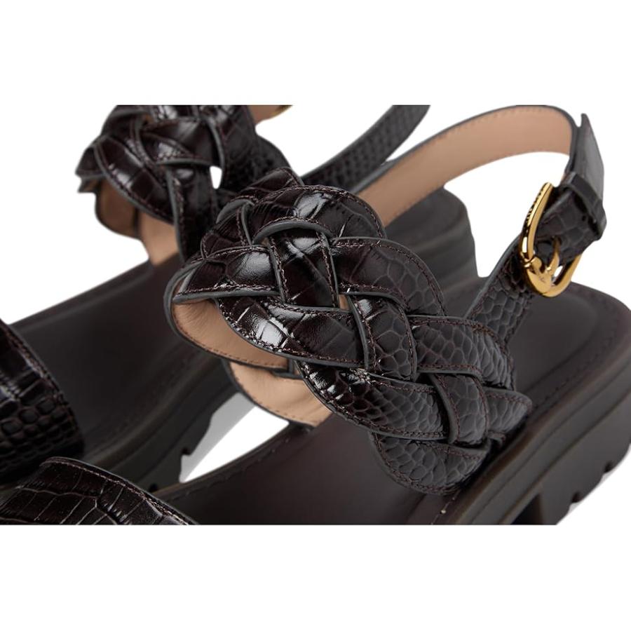 コールハーン Cole Haan Cressida Lug Sandal レディース ヒール パンプス Dark Chocolate Croc Pri_5