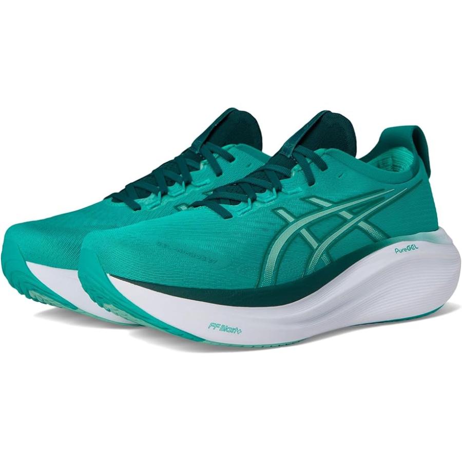 ASICS アシックス ゲルニンバス 27 メンズ スニーカー Wave Teal ASICS アシックス ゲルニンバス 27 メンズ スニーカー Wave Teal