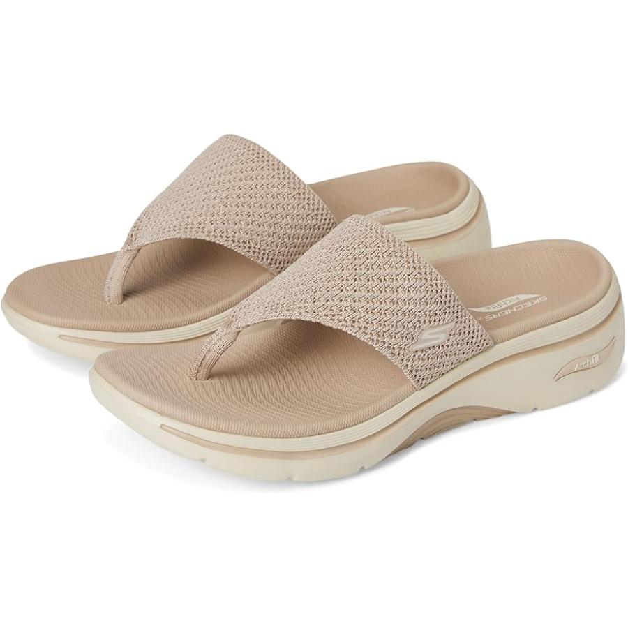 (取寄) スケッチャーズ パフォーマンス レディース アーチ フィット 2.0 クイック-ドライ SKECHERS Performance women Arch Fit 2.0 Quick-Dry 3-Pt Taupe SKECHERS（スケッチャーズ） アーチフィット 2.0 Quick-Dry 3-Pt