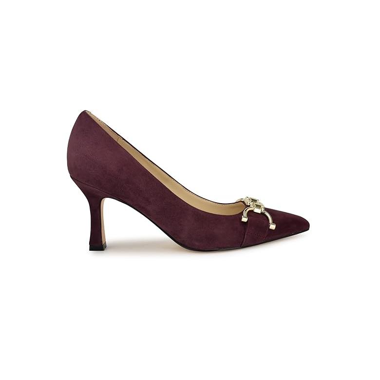 ナインウエスト Nine West Jella レディース ヒール パンプス Burgundy Suede_4