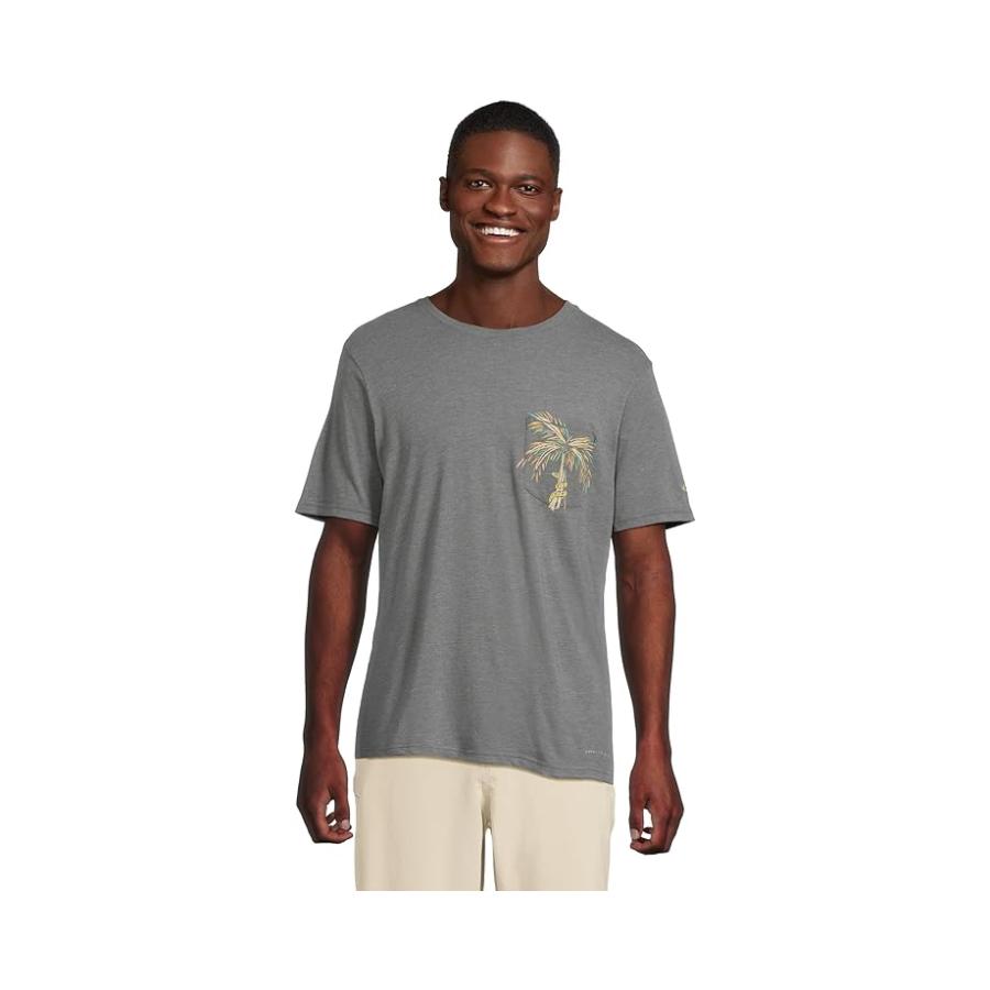 (取寄) コロンビア メンズ ワイルド キャスト ポケット ティー Columbia men Wild Cast Pocket Tee Shark/PFG Pocket Palm Snake Columbia（コロンビア） Columbia Wild Cast Pocket Tee メンズ