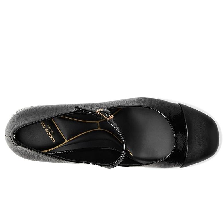 ケネスコール Kenneth Cole ニューヨーク Alec メリージェーン レディース ヒール パンプス Black/Black Patent_1