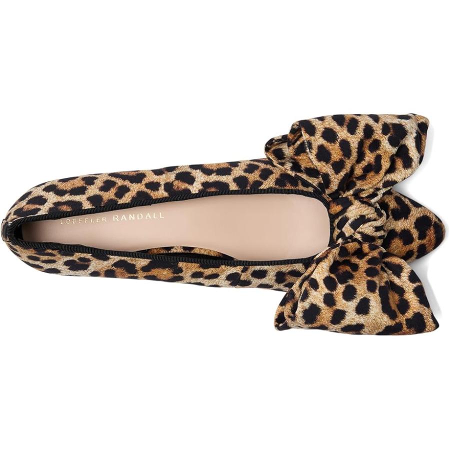 レフラー ランデル Loeffler Randall Noa Bow Flat レディース ヒール パンプス Leopard_1