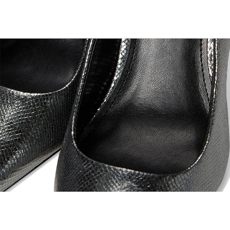 マークフィッシャーリミテッド マークフィッシャー LTD Olivy レディース ヒール パンプス Pewter Snake レザー