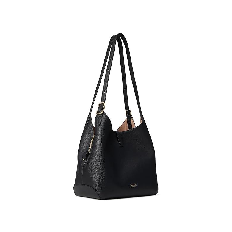 ケイトスペード Kate Spade ニューヨーク Deco Pebbled レザー Large Shoulder Bag レディース ハンドバッグの画像