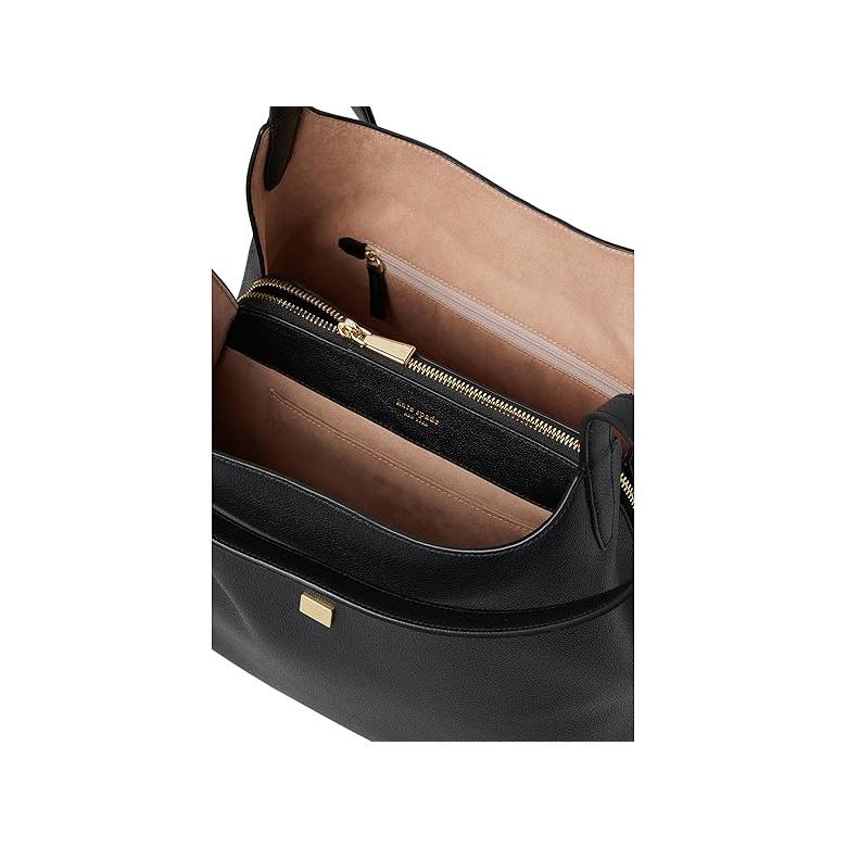 ケイトスペード Kate Spade ニューヨーク Deco Pebbled レザー Large Shoulder Bag レディース ハンドバッグの画像