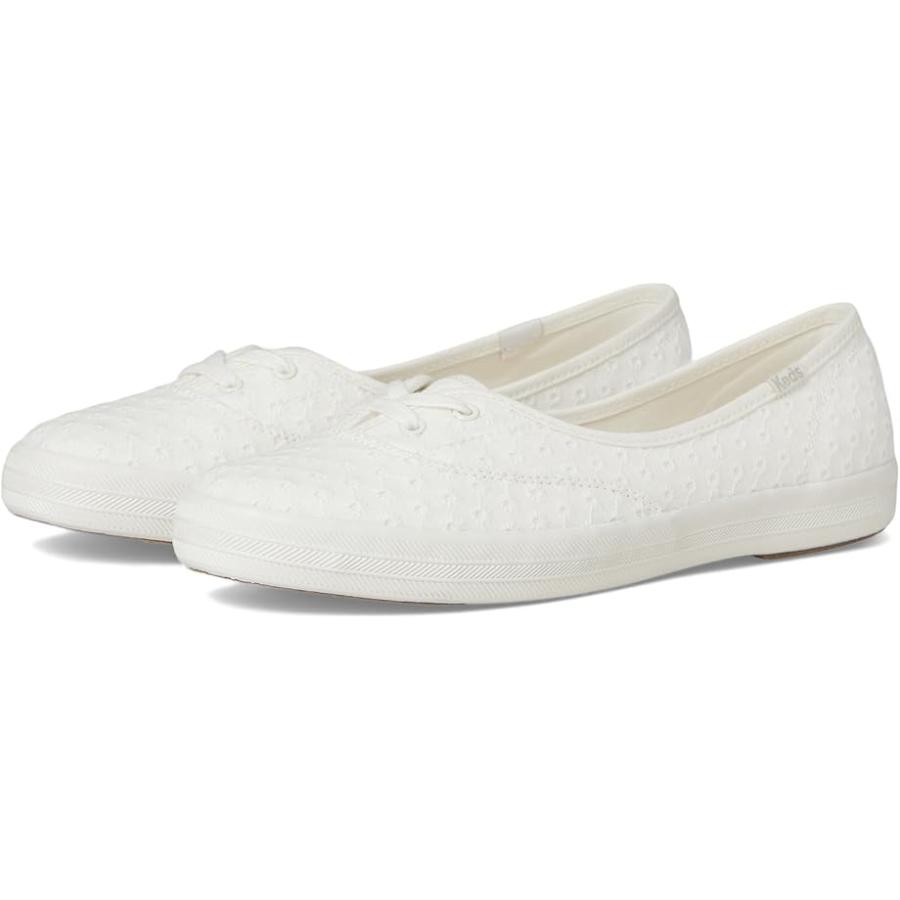 (取寄) ケッズ レディース ザ ミニ Keds women The Mini  White Eyelet Keds ケッズ The Mini レディース フラット シューズ スノー White