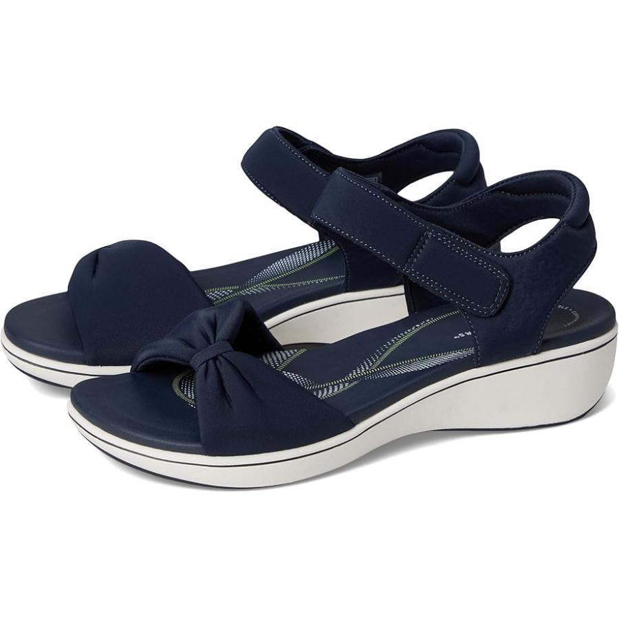 (取寄) クラークス レディース ブリーズ ラエ サラ Clarks women Breeze Rae Sara Navy Textile Clarks クラークス Breeze Rae Sara レディース サンダル Navy Textile