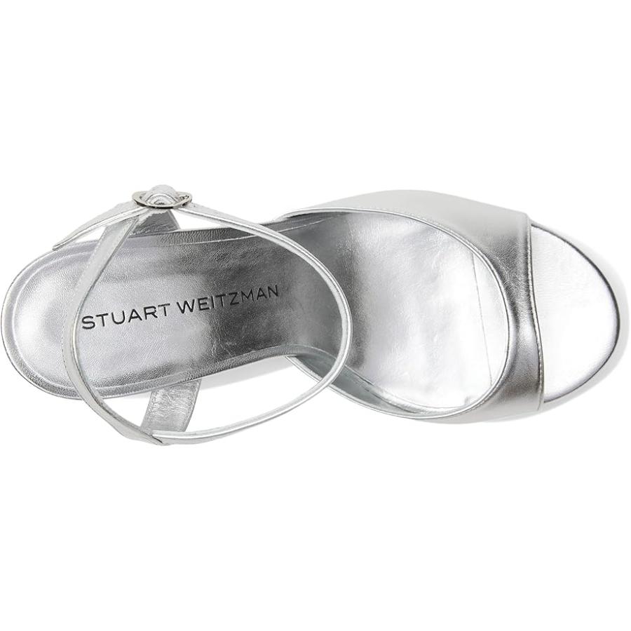 ステュワート ワイツマン Stuart Weitzman Dayna II プラットフォーム レディース ヒール パンプス Silverの画像