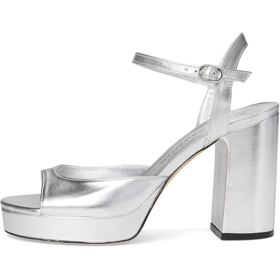 ステュワート ワイツマン Stuart Weitzman Dayna II プラットフォーム レディース ヒール パンプス Silverの画像