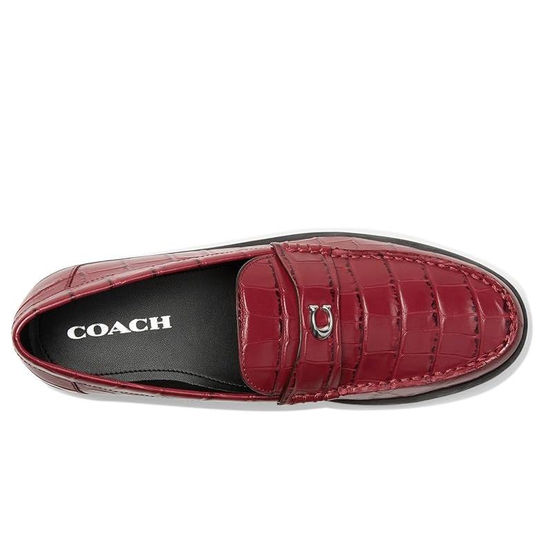 COACH（コーチ） COACH Jocelyn Embossed Croc Loafers レディース