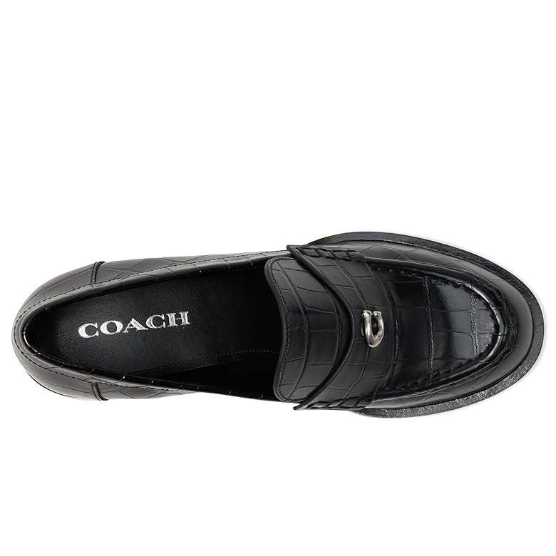 COACH（コーチ） COACH Natalie Embossed Croc Loafers レディース