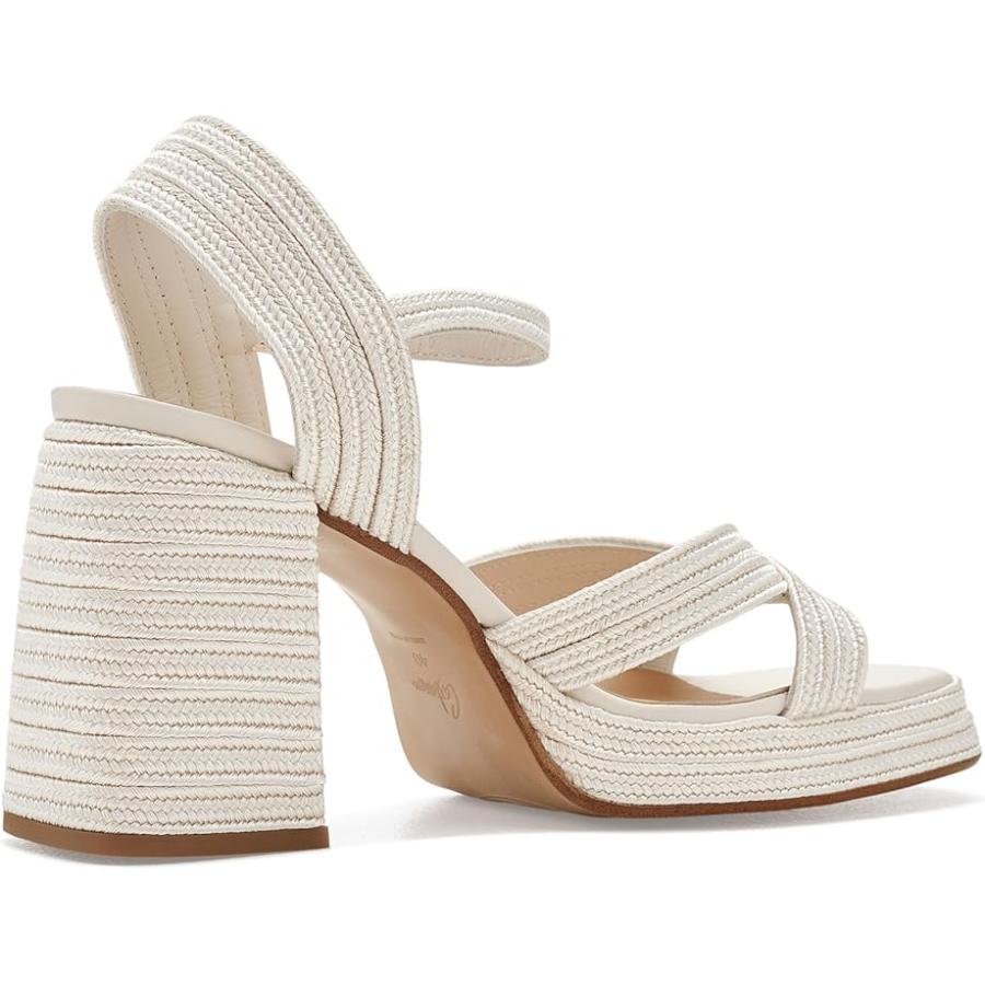 スタイン（MYSTERY RANCH） CASTANER Valle Metallic Sandal レディース ヒール パンプス Whiteの画像