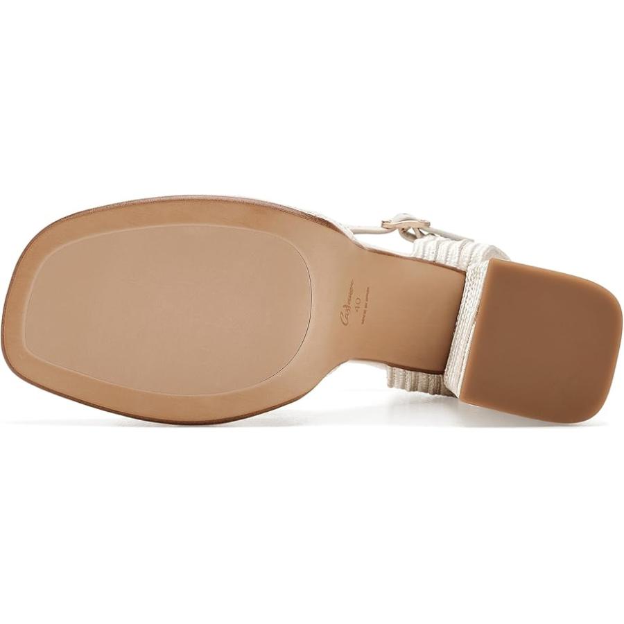 スタイン（MYSTERY RANCH） CASTANER Valle Metallic Sandal レディース ヒール パンプス Whiteの画像