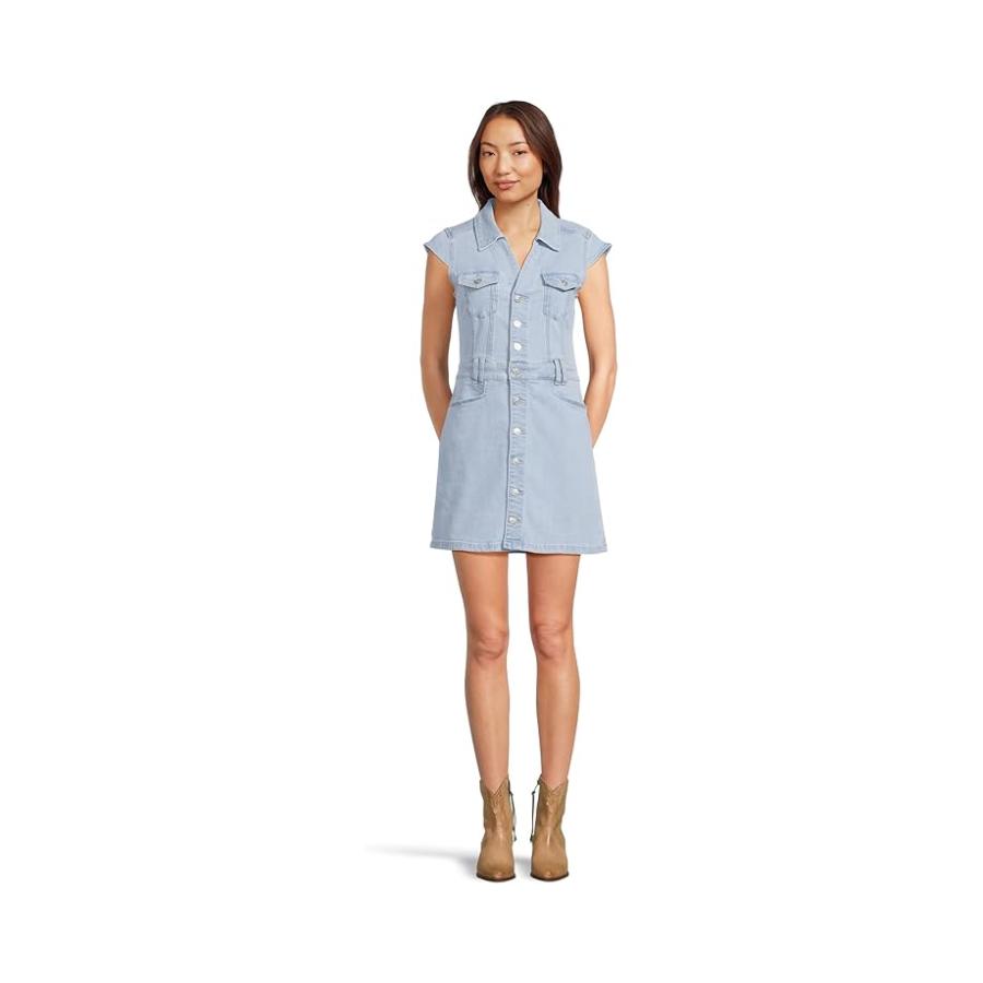 ペイジ Paige Jaxsyn デニム Dress Jolene Pocket in Talya レディース ドレス Talya