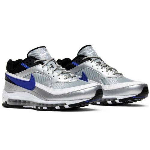 NIKE Air Max 97 BW Sneakers AO2406 002 Metallic Silver Black Blue White ao2406 002 ToriDollJAPAN Yahoo