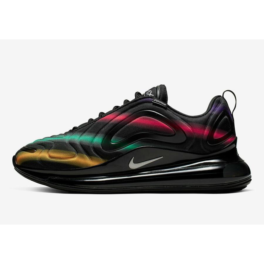 ナイキ NIKE エア マックス Air Max 720 "Neon Streaks" Running Shoes メンズ AO2924-023 ランニング スニーカー Black Red Yellow Green Purple｜orange-orange｜02