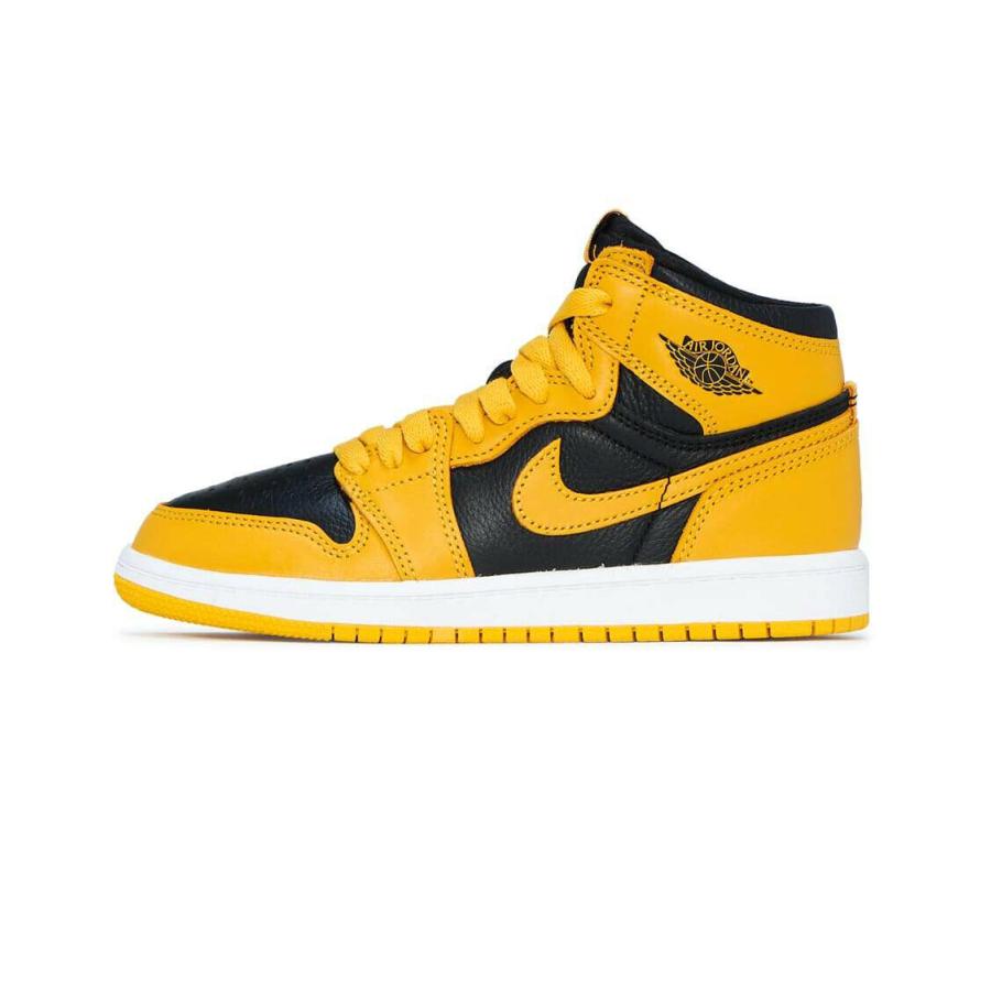 ナイキ NIKE エアジョーダン ワン Air Jordan 1 Retro High 'Pollen' Shoes OG Casual Sneakers 575441-701 ハイカット Yellow Black White｜orange-orange｜02