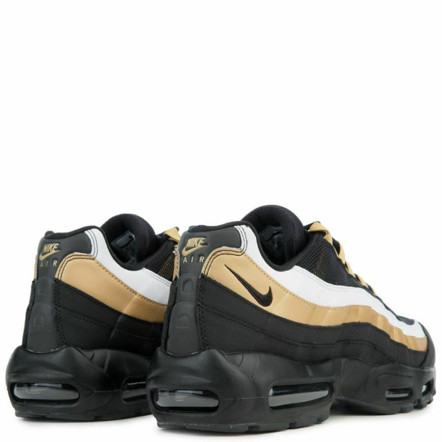 ナイキ NIKE エアマックス Air Max 95 OG Low Shoes Casual Sneakers AT2865-002 ローカット Black Metallic Gold White｜orange-orange｜04