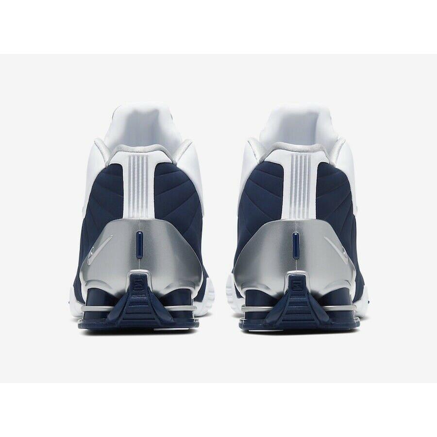 ナイキ NIKE ショックス SHOX BB4 Vince Carter Olympics Basketball Shoe メンズ AT7843-100 バスケット バッシュ スニーカー Olympics White Blue Silver_4