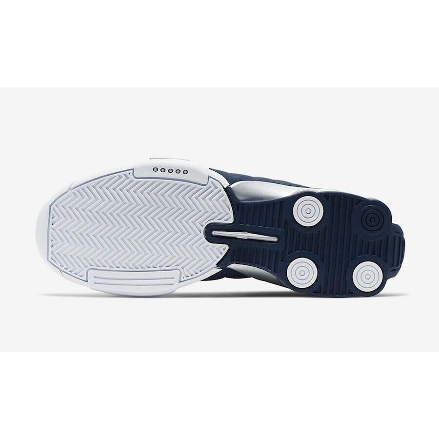 ナイキ NIKE ショックス SHOX BB4 Vince Carter Olympics Basketball Shoe メンズ AT7843-100 バスケット バッシュ スニーカー Olympics White Blue Silver_5