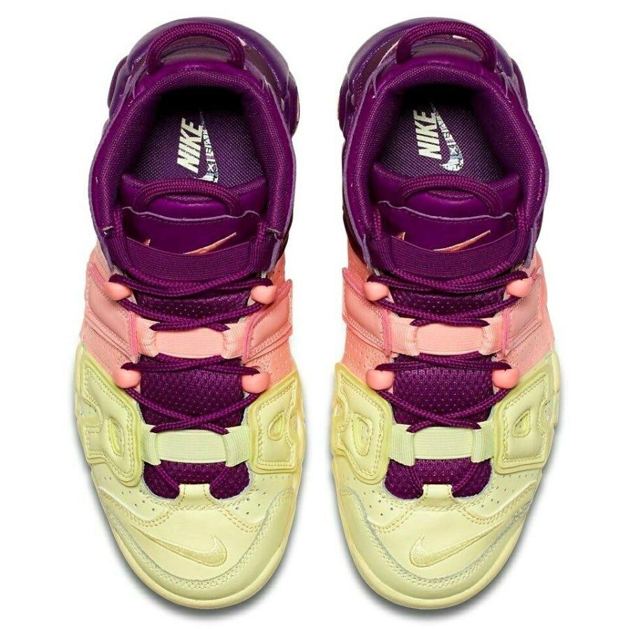 ナイキ NIKE エア モア アップテンポ Air More Uptempo GS "Lucky Charms" AV8237-800 バスケットボール シューズ Yellow Pink Purple｜orange-orange｜06