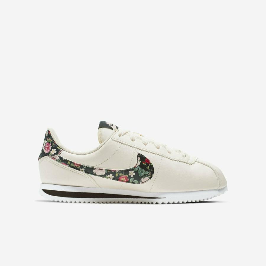 nike cortez red floral