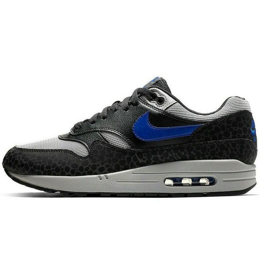 ナイキ NIKE エアマックス ワン Air Max 1 SE Reflective Safari Off Noir Casual Sneakers BQ6521-001 ローカット Blue Black Grey｜orange-orange