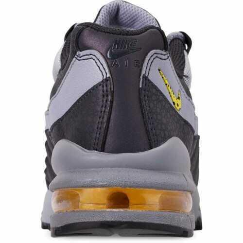 ナイキ NIKE エアマックス Air Max 95 Off Noir Low Shoes GS Grade School Casual Sneakers BV1245-001 ローカット Yellow Grey｜orange-orange｜06