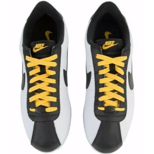 ãã¤ã NIKE ã³ã«ããã CORTEZ Basic Leather âLakersâSneakers ã¡ã³ãº BV2527-100 White Black Yellow :BV2527