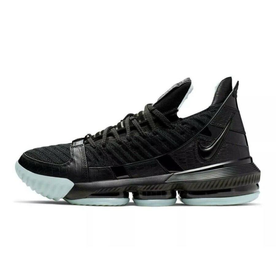 ナイキ NIKE レブロン LEBRON 16 XVI Glow In The Dark Basketball Shoes メンズ CD2451-001 バスケ スニーカー Black Green｜orange-orange｜03