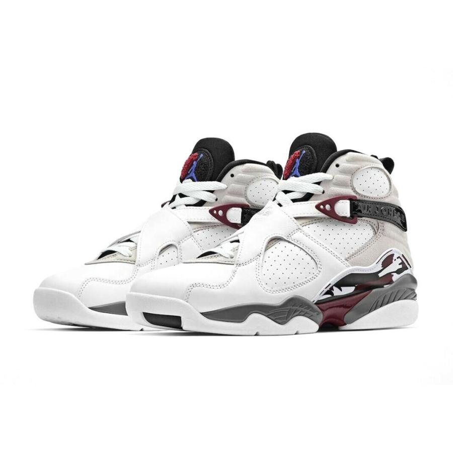 ナイキ NIKE エアージョーダン Air Jordan 8 Retro Burgundy Basketball Running Sneakers Casual Shoes CI1236-104 ハイカット White Grey Black