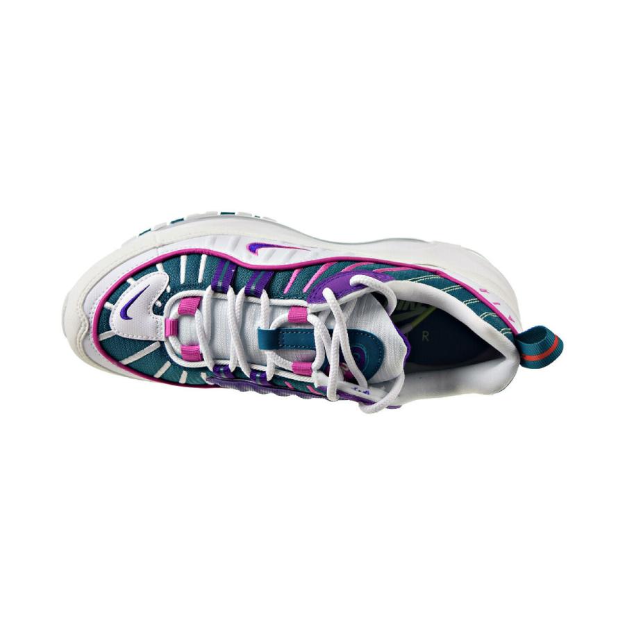 ナイキ NIKE エア マックス 98 Air Max "Teal Purple" Running Shoes レディース CI3709-301 ローカット Red White Pink｜orange-orange｜05
