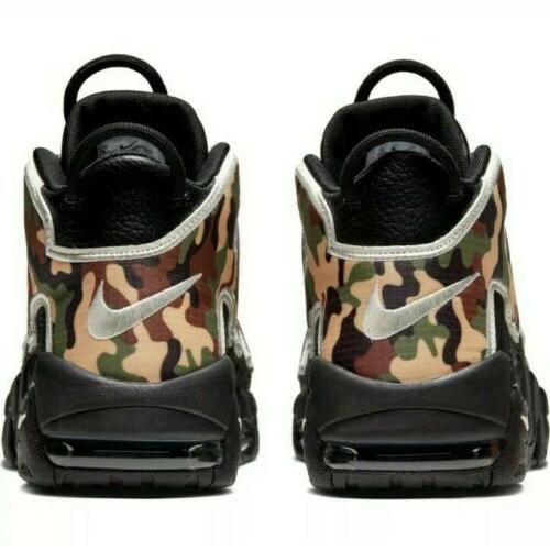 激安通販販売 ナイキ Nike エア モア アップテンポ Air More Uptempo 039 96 Qs Camo Basketball Shoe メンズ Cj6122 001 バスケット バッシュ スニーカー Black Brown White Wantannas Go Id